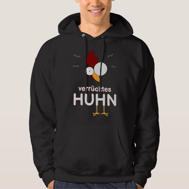 Crazy Chicken   58 Hoodie (Front)