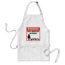 Crazy Chicken Lady Apron
