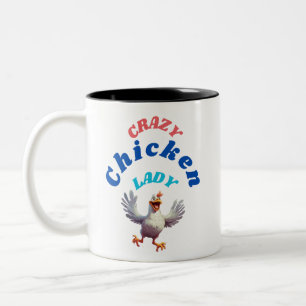 Crazy Chicken Lady Coffee Mug - Fun and Functional