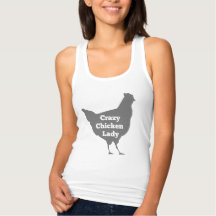 Crazy Chicken Lady dark grey