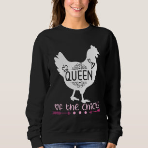 Crazy Chicken Lady Fashion   Sweatshirt