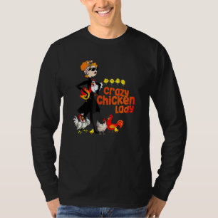 Crazy Chicken Lady Women T-Shirt