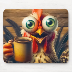 Crazy Chicken Mouse Mat