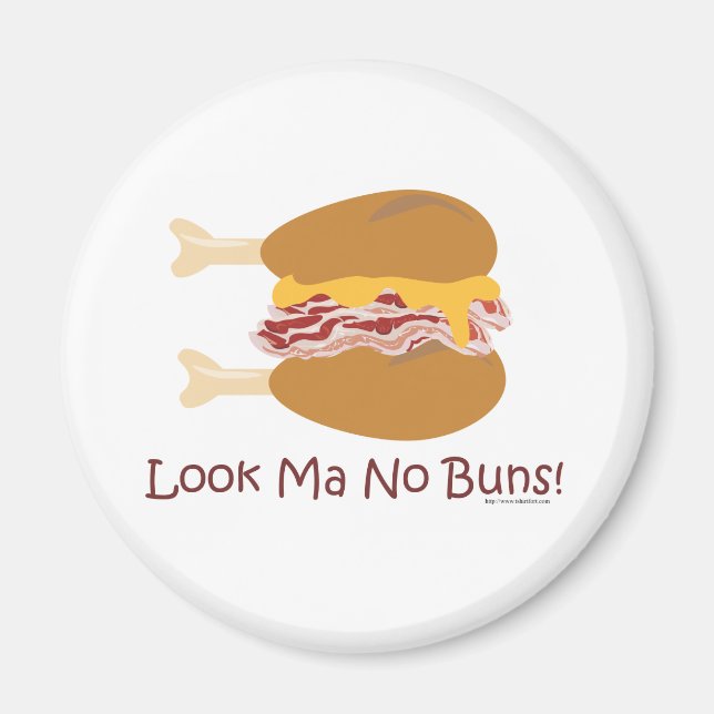 Crazy Chicken Sandwich Magnet (Front)