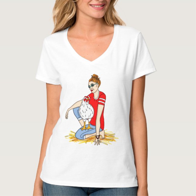 Crazy Chicks T-Shirt (Front)