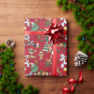 Crazy Christmas Wrapping Paper