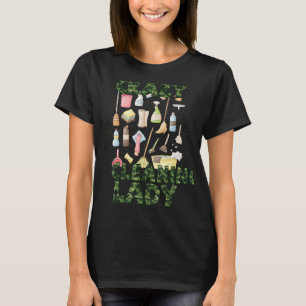 Crazy Cleaning Lady Housekeeping Saying Humour T-Shirt