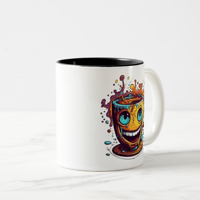 Crazy coffee mug (Front Right)