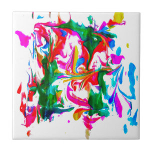Crazy colors tile