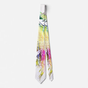 “Crazy Colour Palm #1” Tie