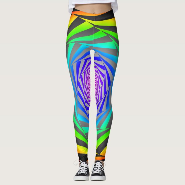 crazy coloured leggings (Front)