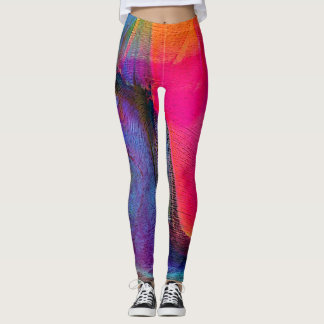Crazy Colours Abstract Art Women's Leggings