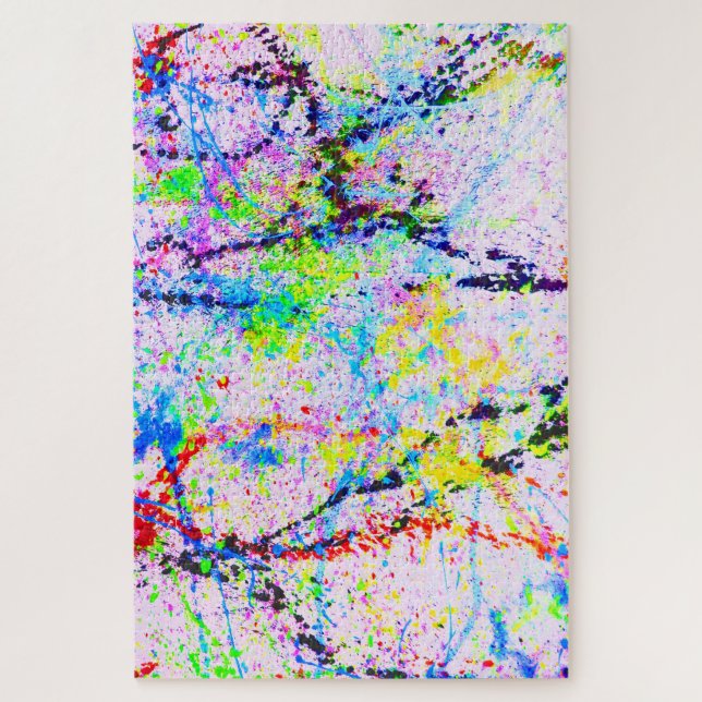 Crazy colours jigsaw puzzle (Vertical)