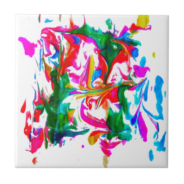 Crazy colours tile (Front)