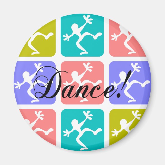 Crazy cool dance magnet (Front)