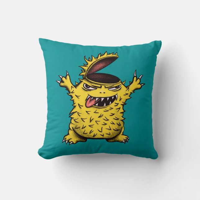 Crazy Cool Evil Character Cushion (Front)