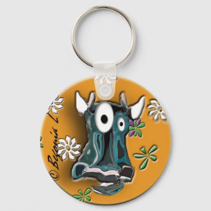 Crazy Cow Mazy Key Ring