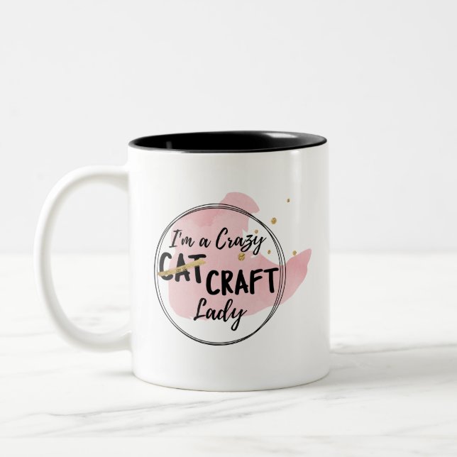 Crazy Craft Lady Mug (Left)