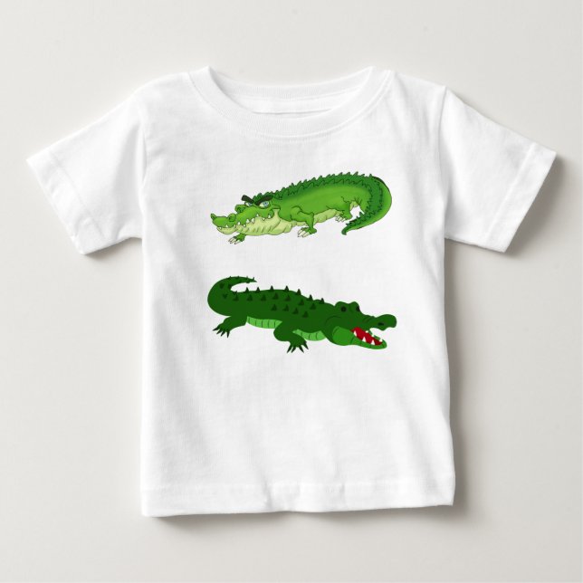 Crazy Croc Duo" Baby T-Shirt (Front)