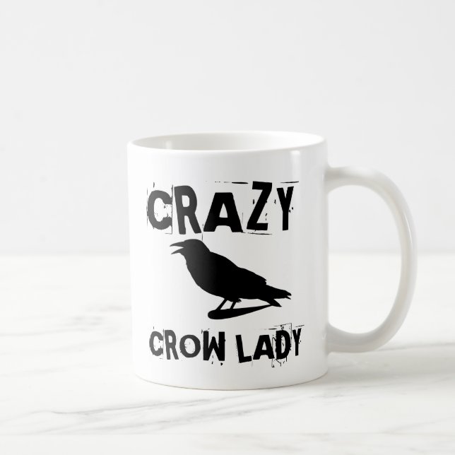 CRAZY CROW LADY COFFEE MUGS (Right)