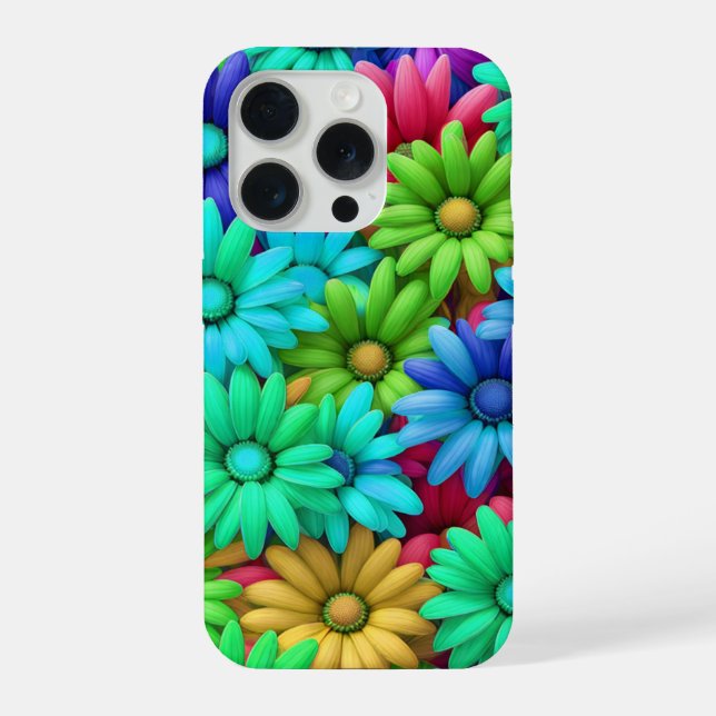 Crazy Daisy #9 - iPhone 15 Pro Cases (Back)