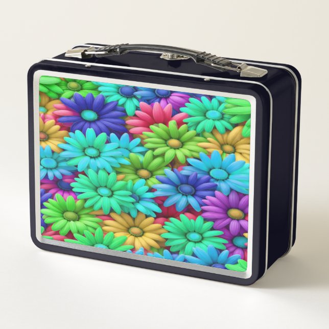 Crazy Daisy #9 - Metal Lunchbox (Back)