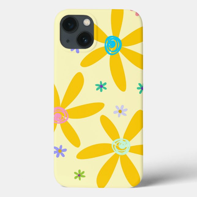 Crazy Daisy Case-Mate iPhone Case (Back)