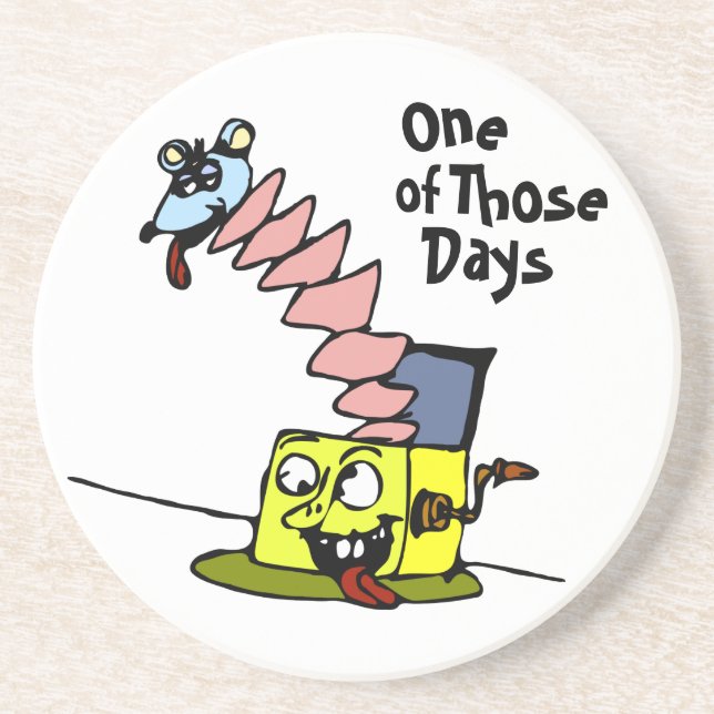 Crazy Days Office Coaster (Front)