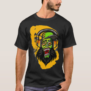 Crazy Deejay DJ Vintage Rockabilly for music T-Shirt