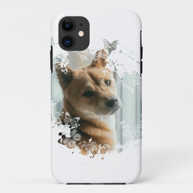 Crazy Dog Case-Mate iPhone Case (Back)
