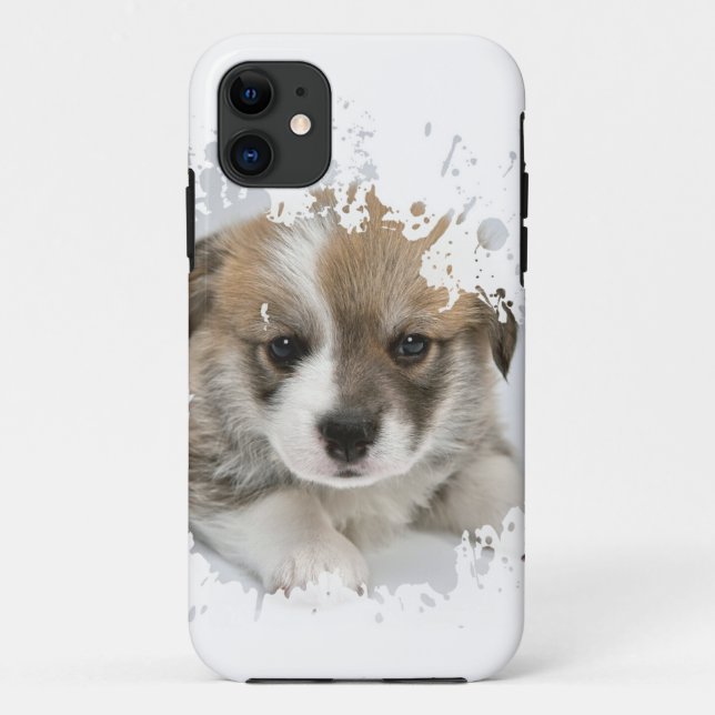 Crazy Dog Case-Mate iPhone Case (Back)