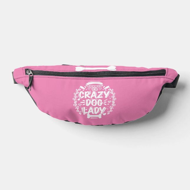 Crazy Dog Lady Dog Mum Bum Bags (Lay Down)