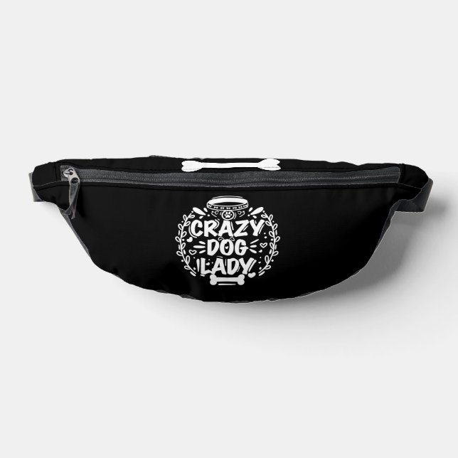 Crazy Dog Lady Dog Mum Bum Bags (Lay Down)
