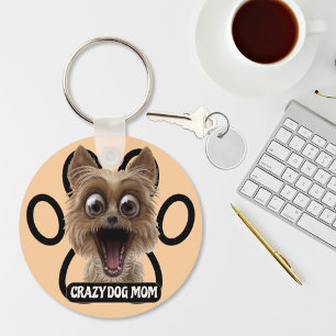 Crazy Dog Mum-Crazy Dog Keychain