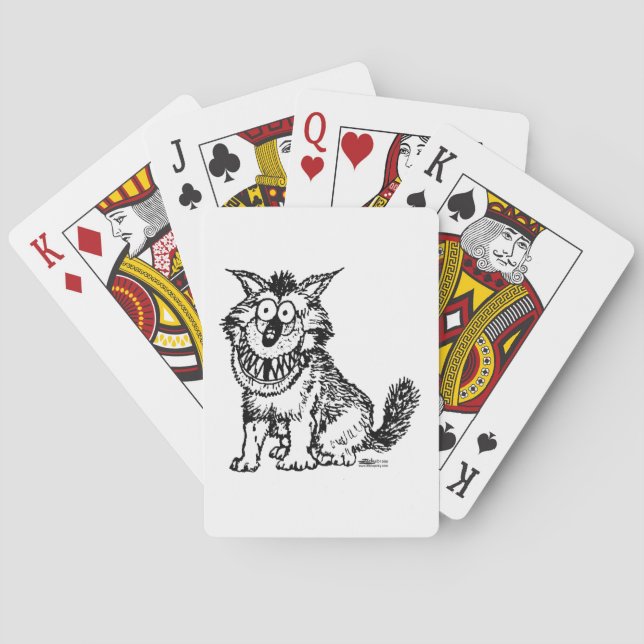 Crazy Dog Playing Cards (Back)