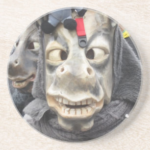 Crazy Donkey Mask Coaster