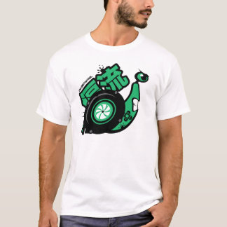 Crazy Drift Patrol - Turbo Snail (green) T-Shirt