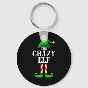 Crazy Elf Matching Family Group Christmas Party Py Key Ring