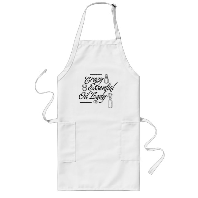 Crazy Essential Oil Lady Apron (Front)