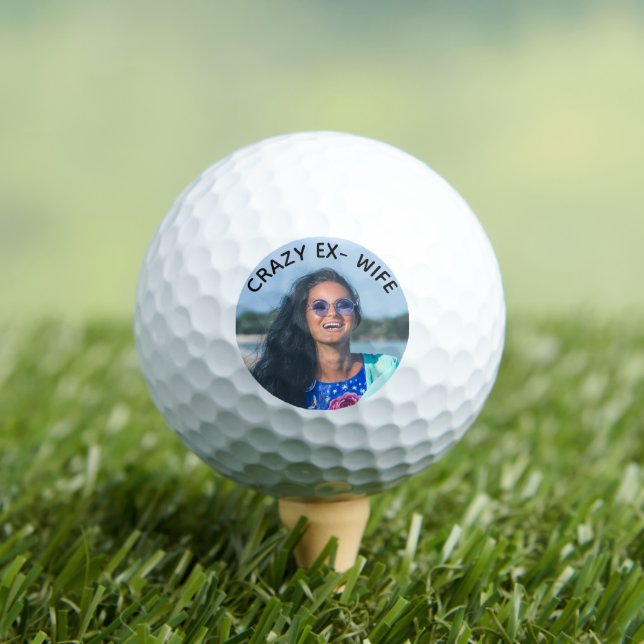 Crazy Ex-Wife Golf Balls (Insitu Tee)