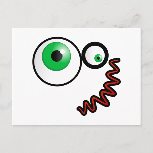Crazy Face Postcard (Front)