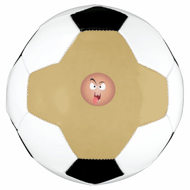 Crazy Face Soccer Ball (Front)