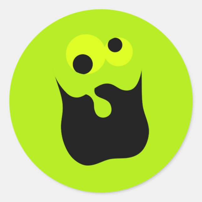 Crazy Face Sticker (Front)