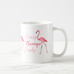 Crazy Flamingo Lady Funny Flamingo Coffee Mug