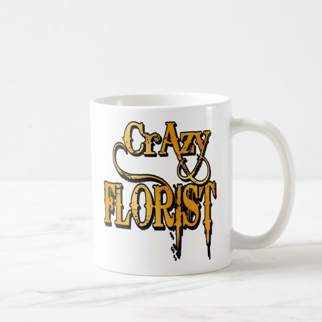 Crazy Florist Coffee Mug (Right)