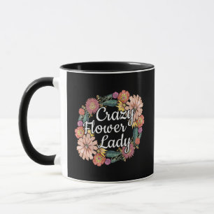 Crazy Flower Lady - Zinnia Gardener Mug