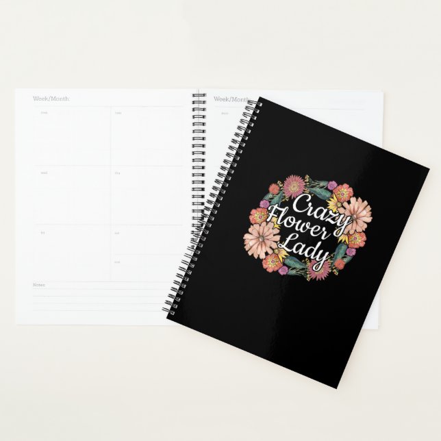Crazy Flower Lady - Zinnia Gardener Planner (Display)