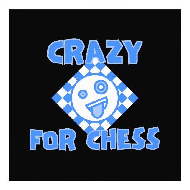 Crazy for chess photo print (Front)
