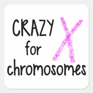 Crazy for chromosomes Sticker Sheet