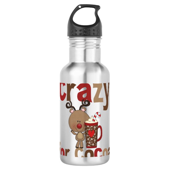 Crazy For Cocoa 710 Ml Water Bottle (Front)
